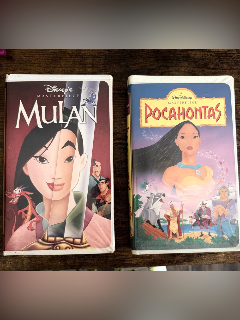 Lot of 2 Walt Disney Home Video Masterpiece VHS 1998 G NTSC English Color